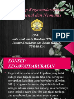 Konsep Kegawatdaruratan Maternal Dan Neonatus (RATU)