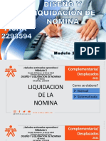 Diseño y Liquidacion Nomina M 1 Primera Parte