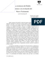 La Existencia Del Diablo Pertenece A La Revelacion Del Nuevo Testamento, FR Ceslas Spicq OP