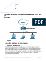 3.7.10 Lab - Use Wireshark To View Network Traffic