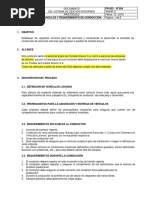 PR 052 - If 054 Vehículos y Requerimiento de Conducción