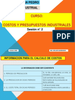 Tema 2 - Costos y Presupuestos Industriales