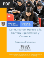 Concurso de Ingreso A La Carrera Diplomática y Consular: Preguntas Frecuentes