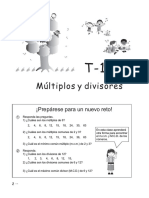 Múltiplos y Divisores - 2