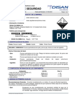 Acido Sulfonico Lineal - Hoja de Seguridad