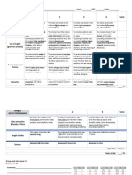 Rubrica - Videos Continuous Assessment