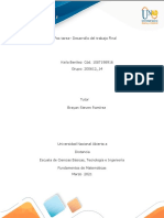 Pos Tarea - FUNDAMENTOS DE MATEMATICAS