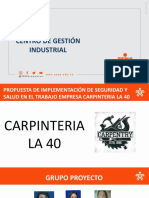 Plantilla Actualizada. Carpinteria La 40+1