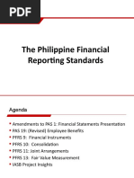 The Philippine Financial Reporting Standards: PFRS Updates Training