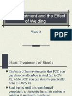 Heat Treatment and The Effect of Welding: Week 2