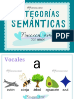 Categorías Semánticas