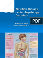 Medical Nutrition Therap y For Gastroenterohepatology Disorders