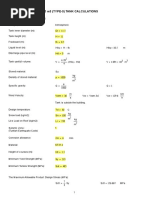 950 M3 (Type-3) Tank Calculations