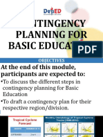 02 Presentation - Contingency Planning For Basic Education