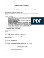 Detail Susunan Acara Ospek 2019 (Hampir FIX)