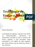 Tecnologia de Frutas e Hortalicas