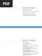 Domain 1: People