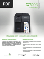 Catsheet ColorWorks C7500G SPA