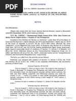 Petitioner vs. vs. Respondent: Second Division