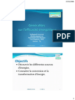 1 Généralités Sur L'efficacité Énergétique