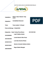 Tarea Modulo 7 y 8 Contabilidad Gerencial