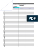 Formularios Inventario Turístico.