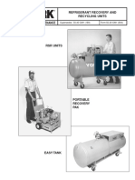 Refrigerant Recovery and Recycling Units: Supersedes: 50.40-OM1 Form 50.40-OM1