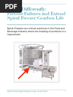 Spiral Freezer Gearbox Failures