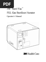 3M Steri-Vac 5XL Gas Sterilizer /aerator: Operator's Manual