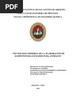Tecnologia Moderna de La Elaboracion de Alimentos Balanceados para Animales