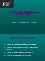 Enfermedades Cromosómicas Más Frecuentes: Dr. José Antonio Nastasi Catanese