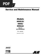 Manual Manlift 600A - Service - 3120718