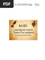 Bases - Concurso de Cuentos Nuestro Pisco Espirituoso