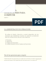 Uso de Las Operaciones para Competir, Capitulo Nr. 1 A