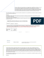 Cost Accounting Chapter 3 Assignment #1