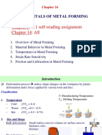 10 - Fundamentals of Metal Forming (Chapter 14)