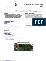 EV-ADF4355-2SD1Z User Guide: Evaluating The Fractional-N/Integer-N PLL Frequency Synthesizer