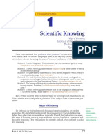 Scientific Knowing: Unit I: Research Fundamentals