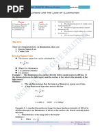 Calculations and The Laws of Illumination