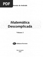 Nonato de Andrade - Matemática Descomplicada - Voluma 2 - Ano 2009