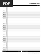 Daily Planner Template 46