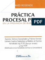 Practica Procesal Penal de La Prov. de Bs As. David Rosende