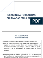 Principales Gramineas y Leguminosas