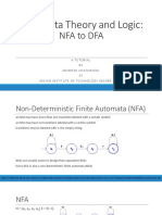 Automata Theory and Logic:: Nfa To Dfa