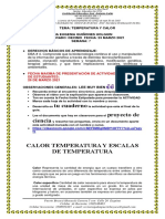 Guia 4 Quimica Decimo Temperatura y Calor Ip 2021