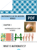 Chapter-1.1 - Mathematics in Our World