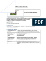 DESARROLLO DE HABILIDADES SOCIALES Plantas