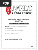 Actividad 1 CONTABILIDAD ADMINISTRATIVA