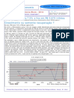 PIB 2010 - Brasil - Crescimento Ou Recuperação ?