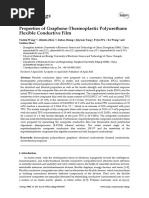 Properties of Graphene-Thermoplastic Polyurethane